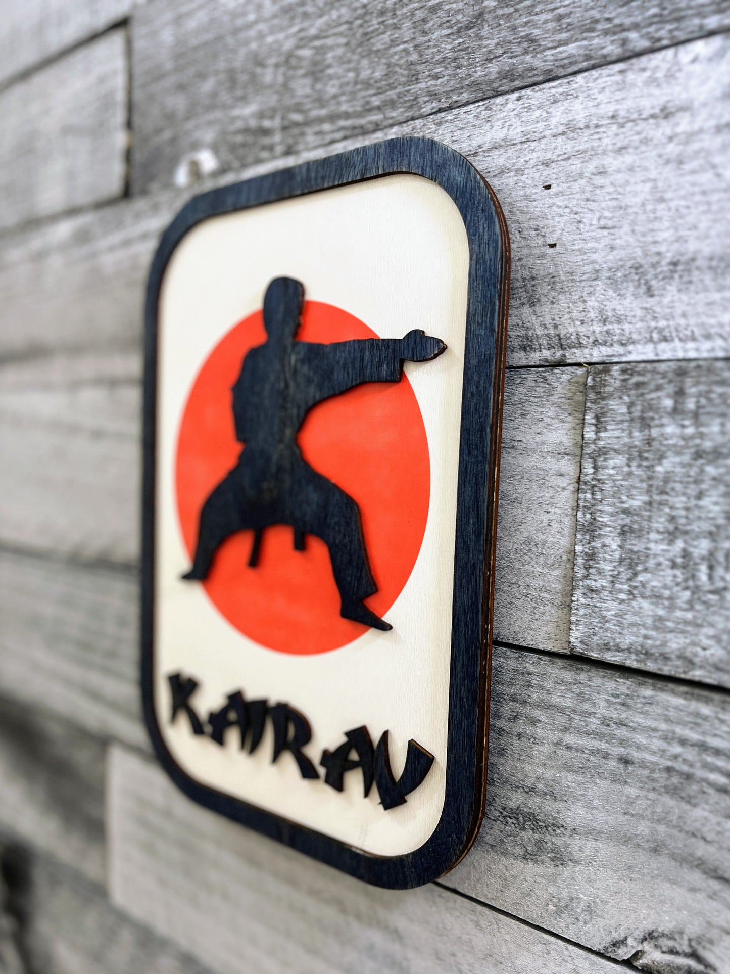 Personalised Martial Arts Name Sign, Custom Karate Name Sign, Personalised Tae Kwon Do Name Sign, Taekwon-Do Korean Name Sign