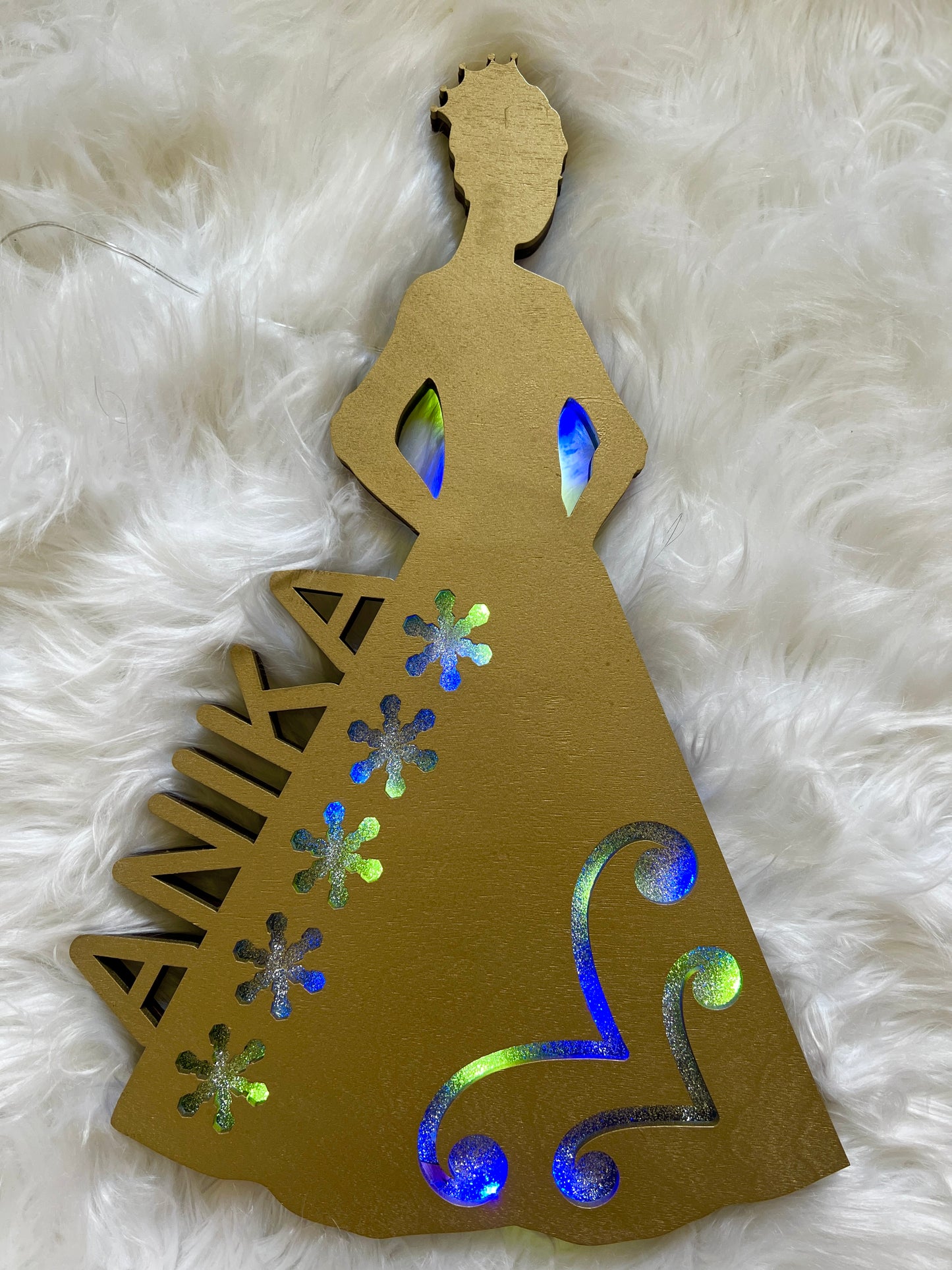 Personalised Princess Name Sign for Kids - Create Your Perfect Fairy Tale, LED Name Sign, Girls Nursery Signs