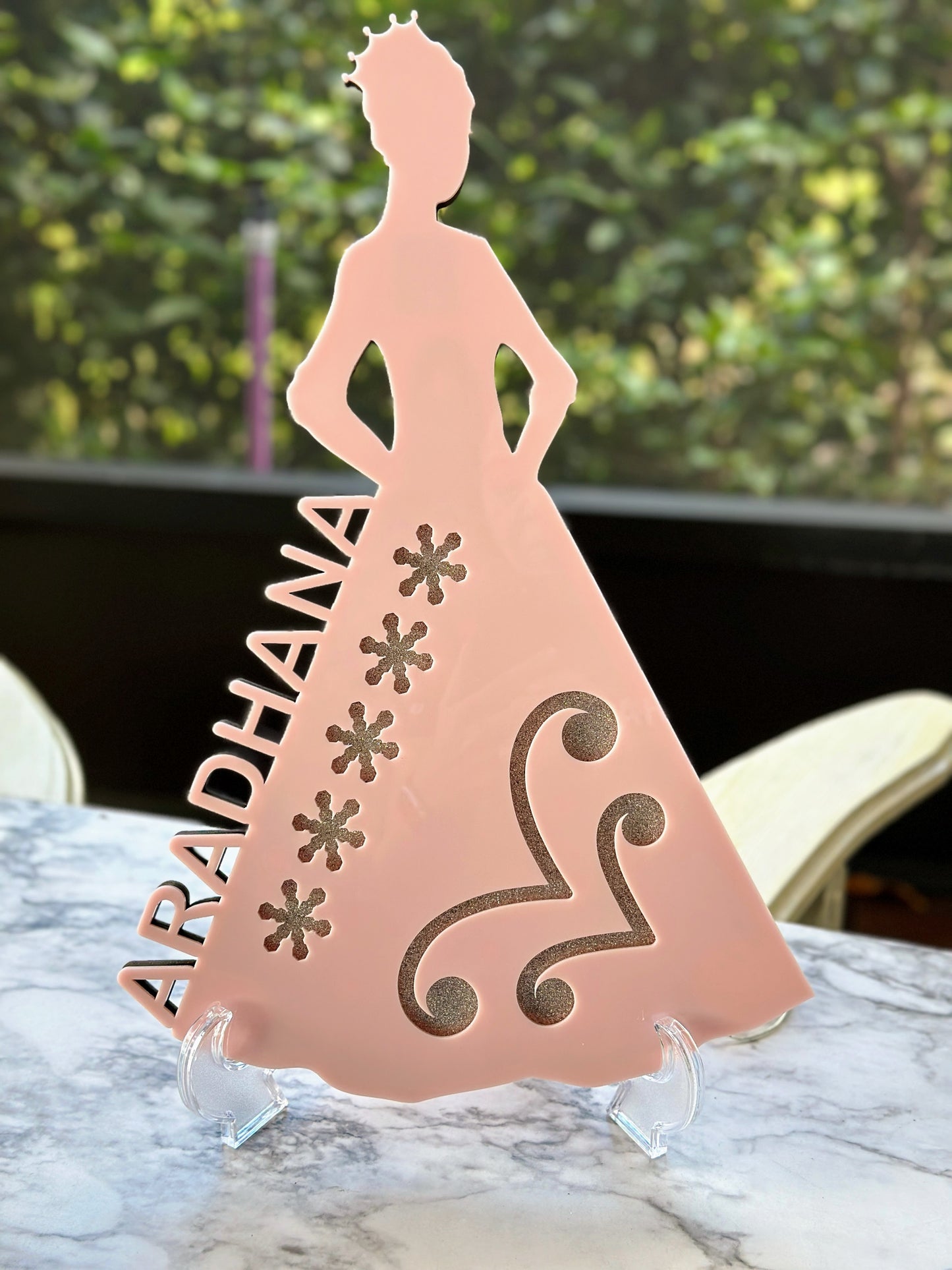 Personalised Princess Name Sign for Kids - Create Your Perfect Fairy Tale, LED Name Sign, Girls Nursery Signs