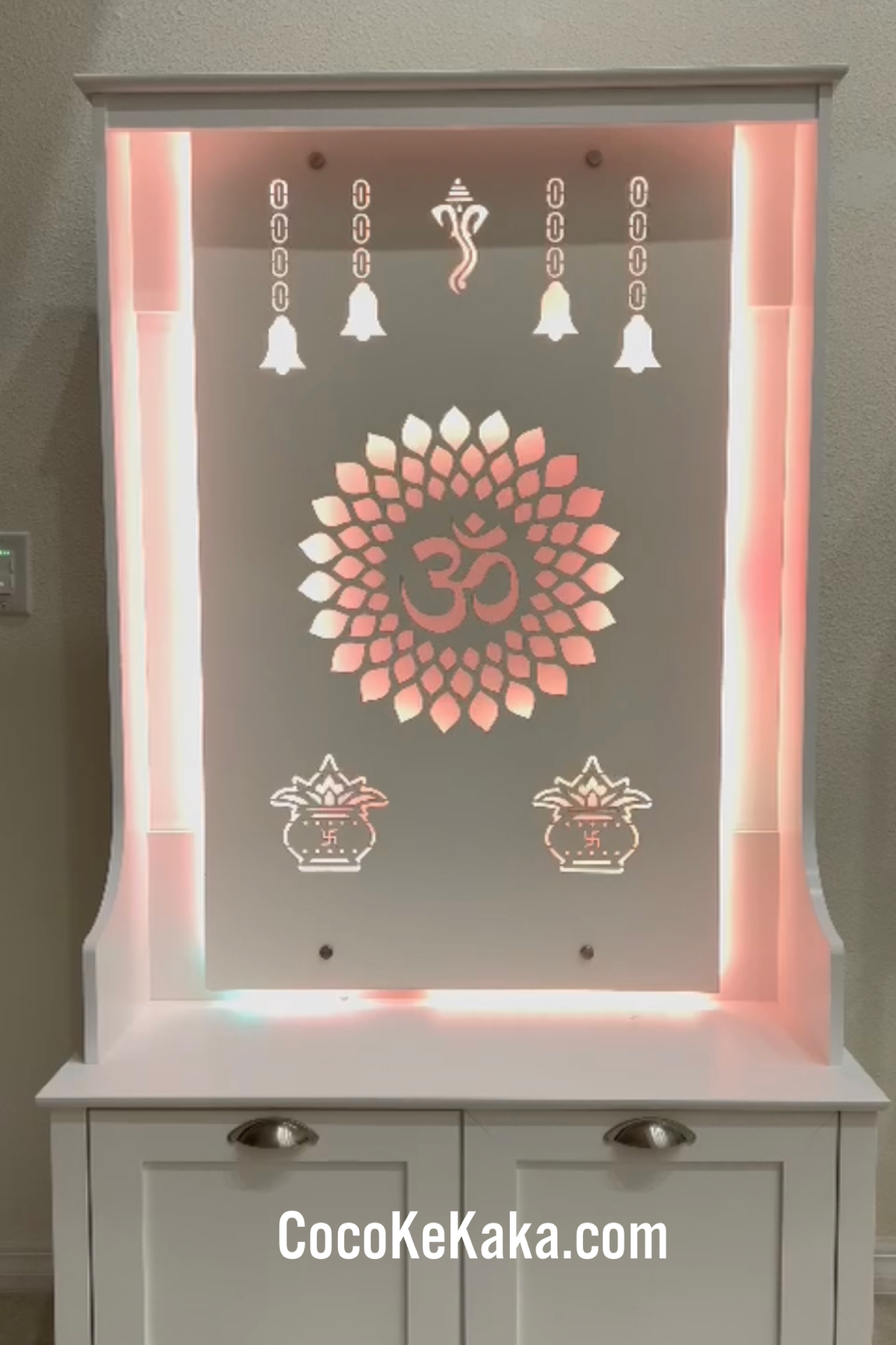 Custom temple backdrop