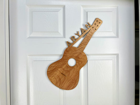 Custom Guitar Name Sign